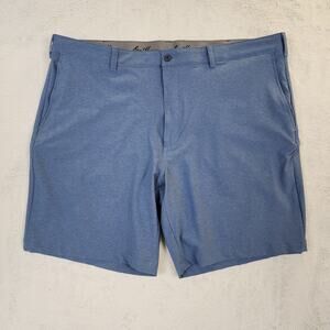 NWT Ben Hogan Shorts Men's 42 (Fit 44) Golf Stretch Performance Heather Blue